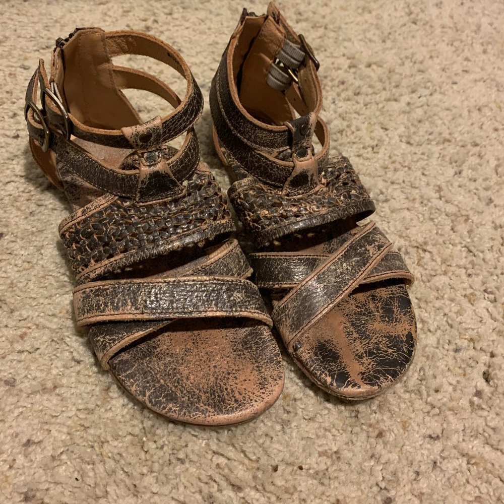 Bed Stu Capriana Teak Lux Gladiator Sandals 6